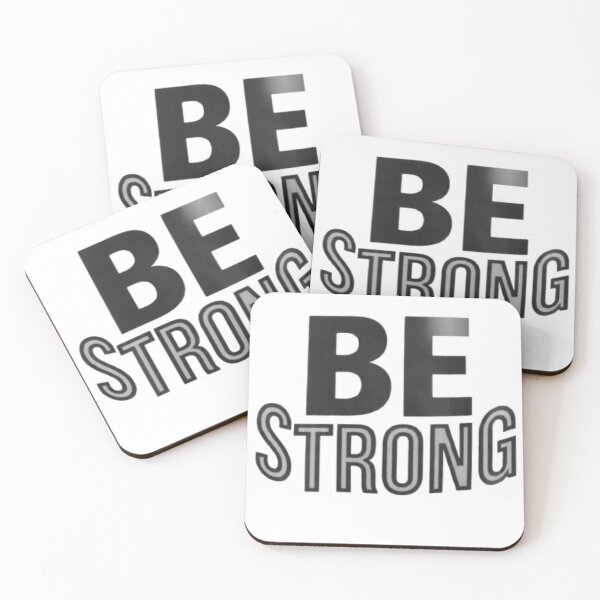 Item preview, Be Strong Motivational Gym T-shirt Design designed and sold by Luckyatif.