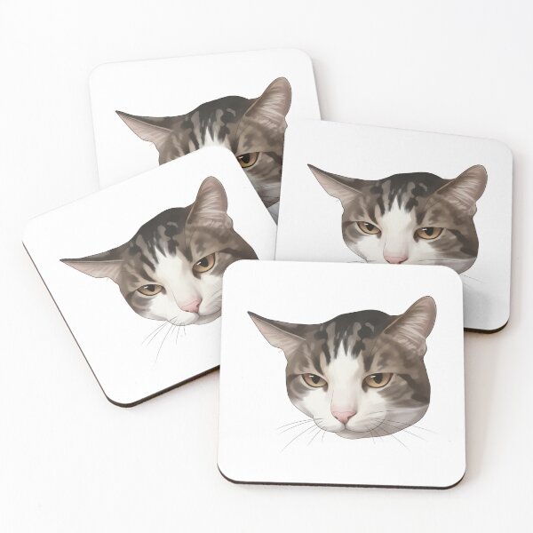 Item preview, Serious Cat Face designed and sold by Steele-Art.