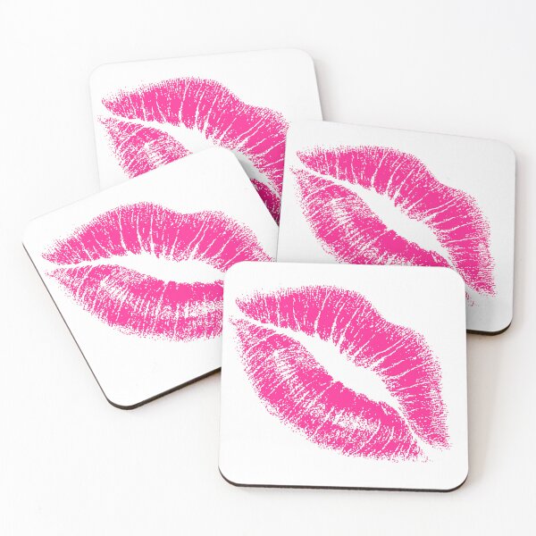 Item preview, Hot Pink Lip Kiss Aesthetic Graphic designed and sold by wackyartwork.