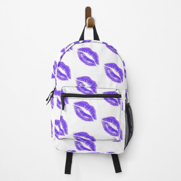 Item preview, Purple Lipstick Kiss Bold Minimal Art designed and sold by wackyartwork.