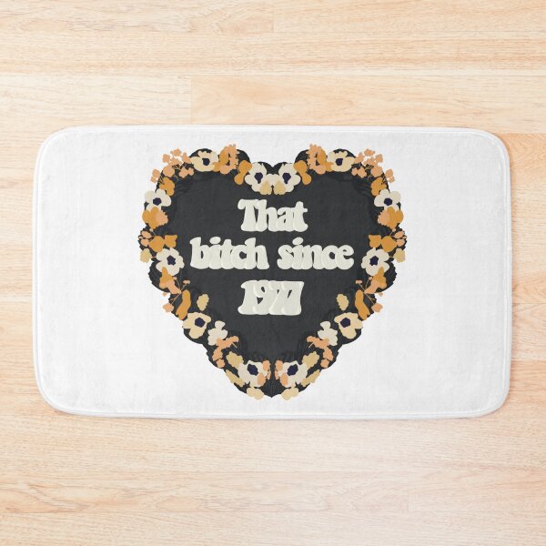 Item preview, That Bitch Since 1977 Love Heart Birthday Cake designed and sold by FreeOrca.
