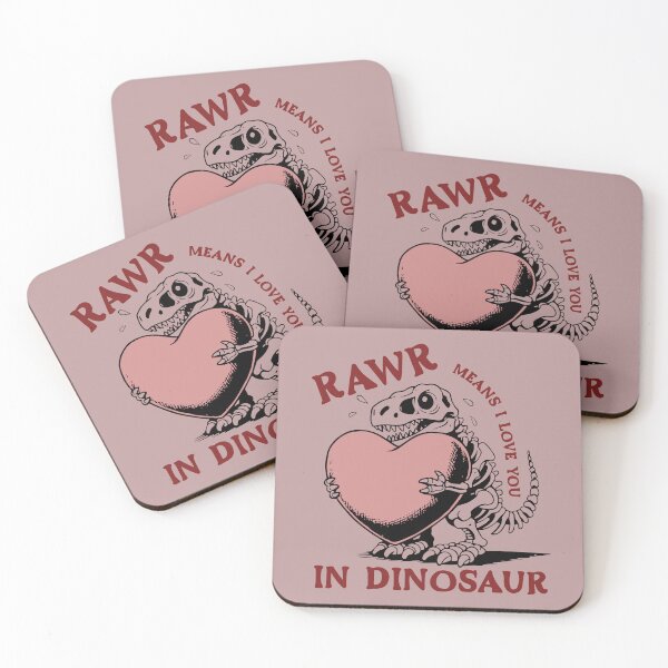 Item preview, Rawr means I love you in dinosaur  designed and sold by Zedeldesign.