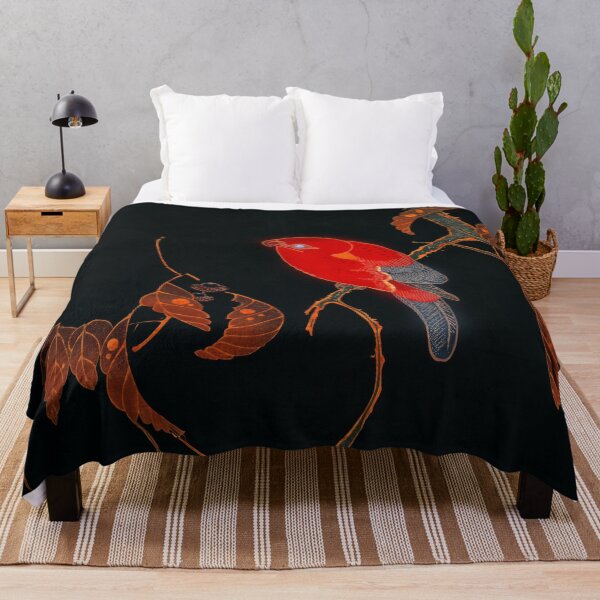 Item preview, Gem-Eyed Bird – Japanese Ukiyo-e Inspired by Ito Jakuchu designed and sold by Sarah IRO -Ukiyoe Inspired-.