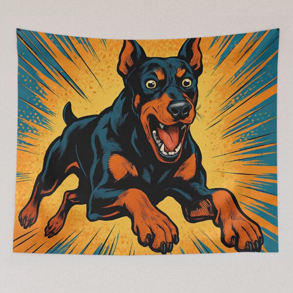 Item preview, Dobermann | Comics stylCartoone -  designed and sold by ComicsFactory.
