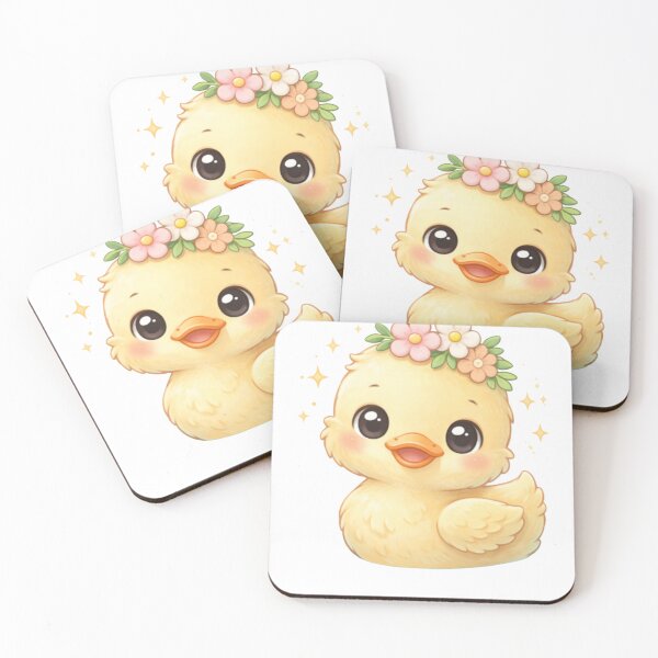 Item preview, Cute Cartoon Duck Sticker / T-Shirt Design designed and sold by Mandardesigns09.