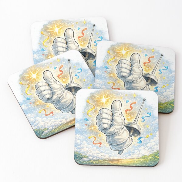 Item preview, Thumbs Up Fencing designed and sold by ChillCharmStudio.