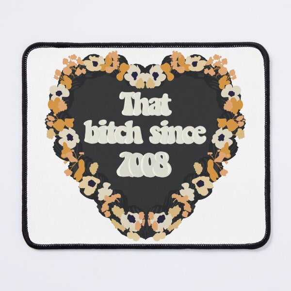Item preview, That Bitch Since 2008 Love Heart Birthday Cake designed and sold by FreeOrca.