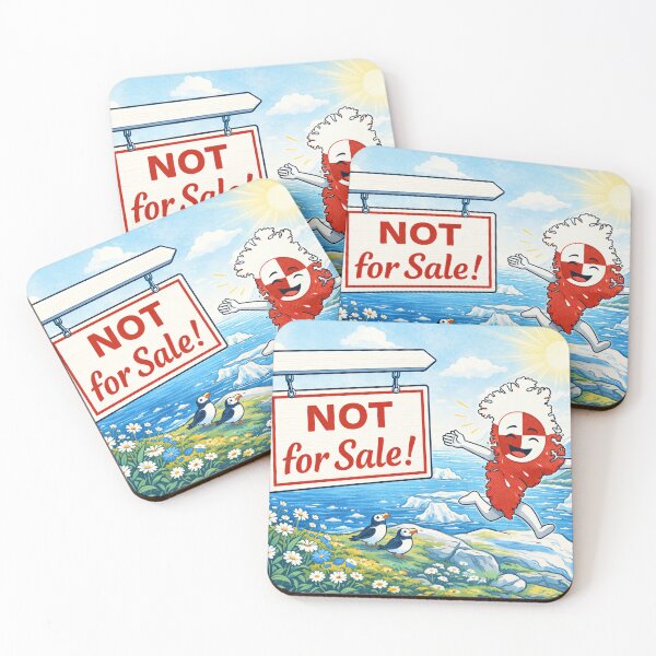 Item preview, Greenland Is Not for Sale – Freedom & Nature Illustration designed and sold by Sybille-Yates.