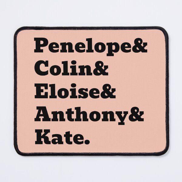 Item preview, Bridgerton Ampersand Names designed and sold by WakeNBake-Tees.