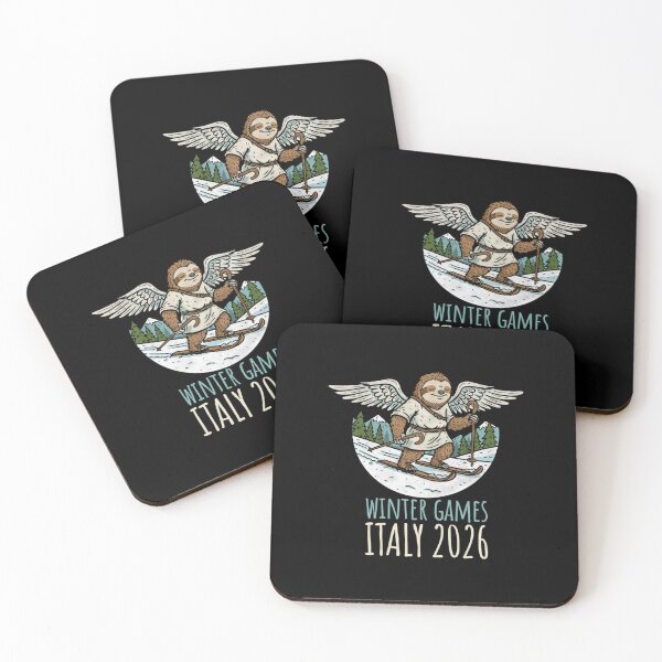 Item preview, Winter Games Italy 2026 The Angelic Sloth Takes Th designed and sold by VELORASKYart.