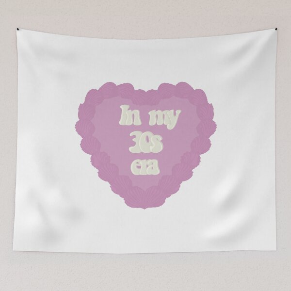 Item preview, In my Thirties Era Love Heart Birthday Cake designed and sold by FreeOrca.