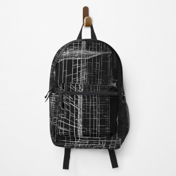 Item preview, Neoprene Nexus: Black & White Gridpunk Futurism designed and sold by mxztar.