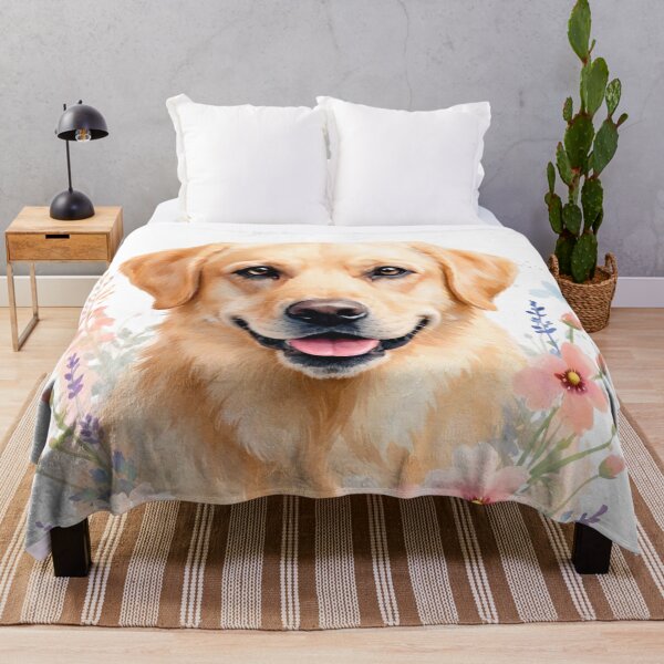 Item preview, Pastel Labrador Retriever with Flowers designed and sold by Avara-Creative.