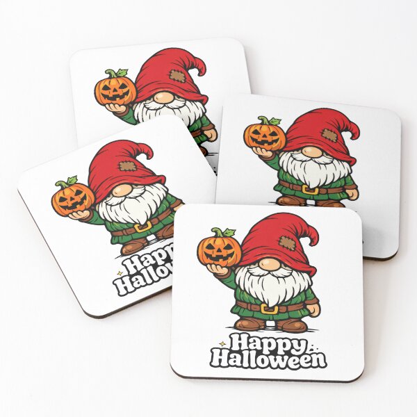 Item preview, Happy Halloween Gnome with Pumpkin – Cute Spooky Fall Illustration designed and sold by Moriarty's Digital Visions.