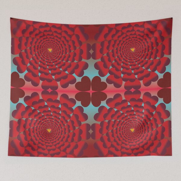 Item preview, Deep Strength of Loving Hearts designed and sold by OIL Pattern Design .