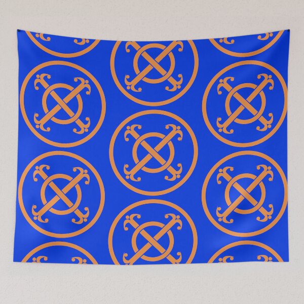 Item preview, LinaXandria - Logo, plain, Blue background designed and sold by LinaXandria.