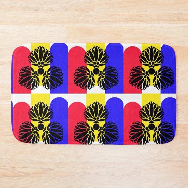 Item preview, Kamon-shiriawase-mitsu-aoi・3 designed and sold by KamonPopArt.