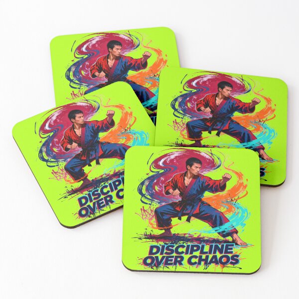 Item preview, Discipline Over Chaos – Modern Martial Arts Illustration designed and sold by Maximilianos.