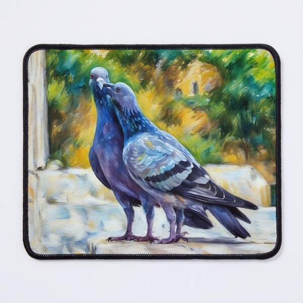 Item preview, Pigeons in Love designed and sold by tomorrowsart.