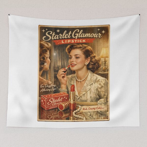Item preview, Starlet Glamour: Dazzling Lips, Timeless Elegance designed and sold by ForeverPrintsOK.