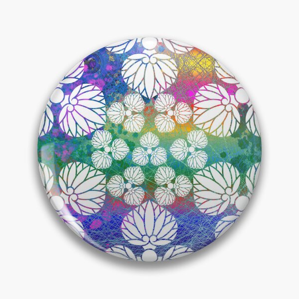 Item preview, Kamon-shiriawase-mitsu-aoi・5 designed and sold by KamonPopArt.