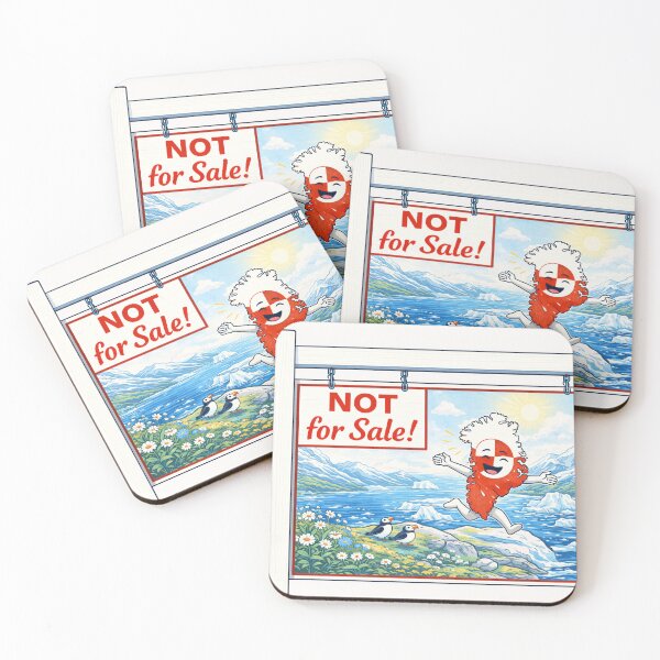Item preview, Greenland Is Not for Sale – Freedom & Nature Illustration designed and sold by Sybille-Yates.