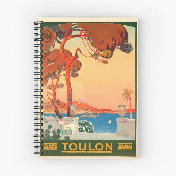 Item preview, Vintage Toulon Travel Poster | Art Deco French Riviera Wall Art | 1920s Mediterranean Cityscape Print for Home & Office Decor designed and sold by artofuniverse.