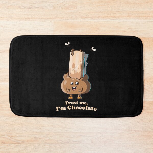 Item preview, Trust me, I’m chocolate - funny poop joke (on dark colors) designed and sold by messy-nessie.