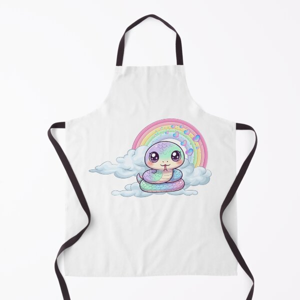 Item preview, Snake - Cute Colorful Snake on a Cloud with Rainbow designed and sold by Love3Happy.