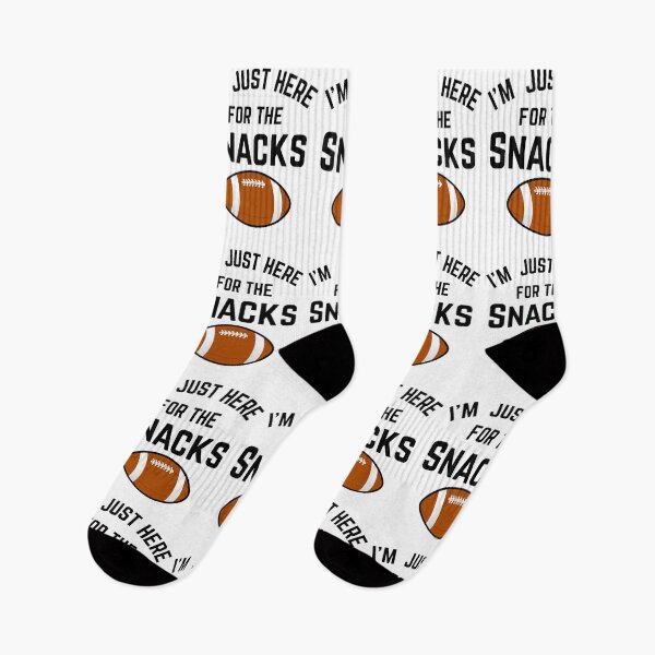 Item preview, I Am Just Here For The Snacks Football Lover  designed and sold by Thread&Fable.