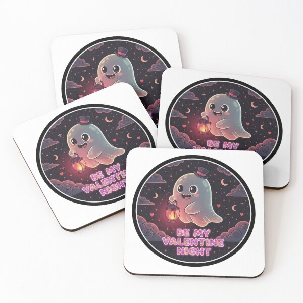 Item preview, Be My Valentine Night – Cute Funny Cartoon Love Sticker designed and sold by Imaginarium of Chaos falcon88 .