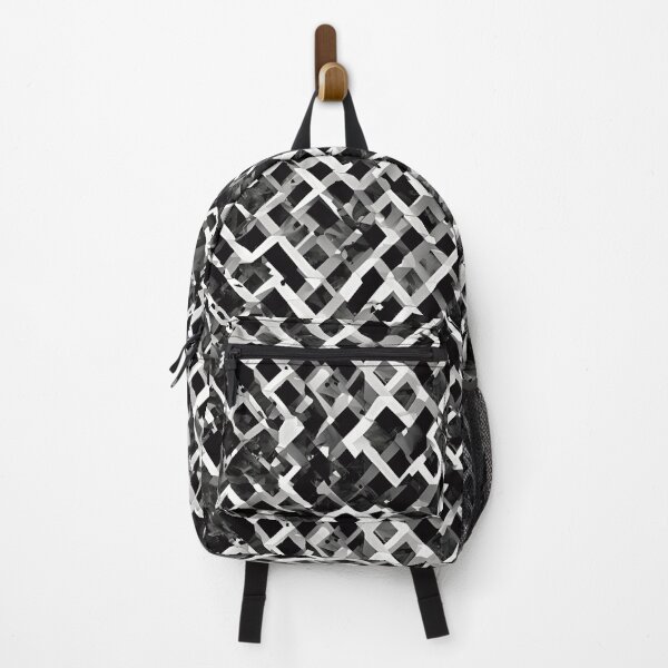 Item preview, Black and White Diagonal Grid designed and sold by mxztar.