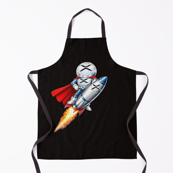 Item preview, XRP Rocket Man – Crypto Superhero Riding a Rocket designed and sold by DesignsMjB.