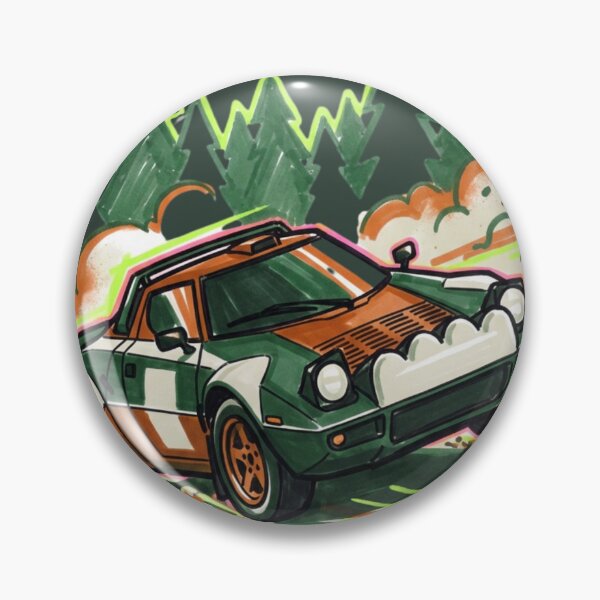 Item preview, Neon Rally Legend - Forest Sprint Marker Sketch designed and sold by HappySproutArt.