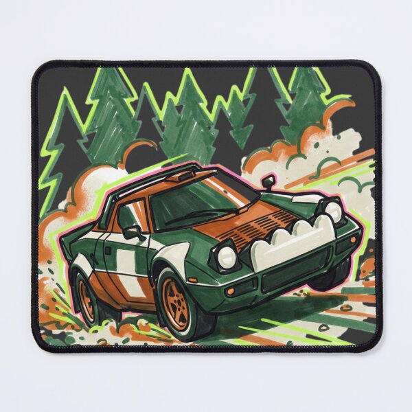 Item preview, Neon Rally Legend - Forest Sprint Marker Sketch designed and sold by HappySproutArt.