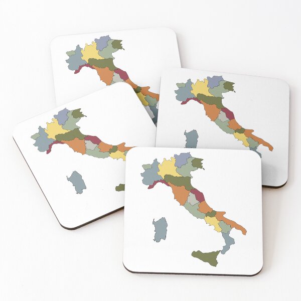 Item preview, Italy Map T-Shirt — Abstract Colourful Art designed and sold by iampaulmorris.
