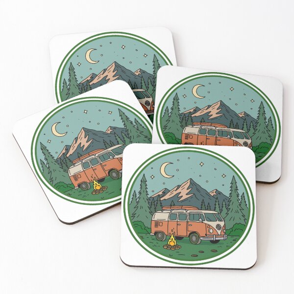 Item preview, Vintage Van Camping Under the Stars designed and sold by Edratone.