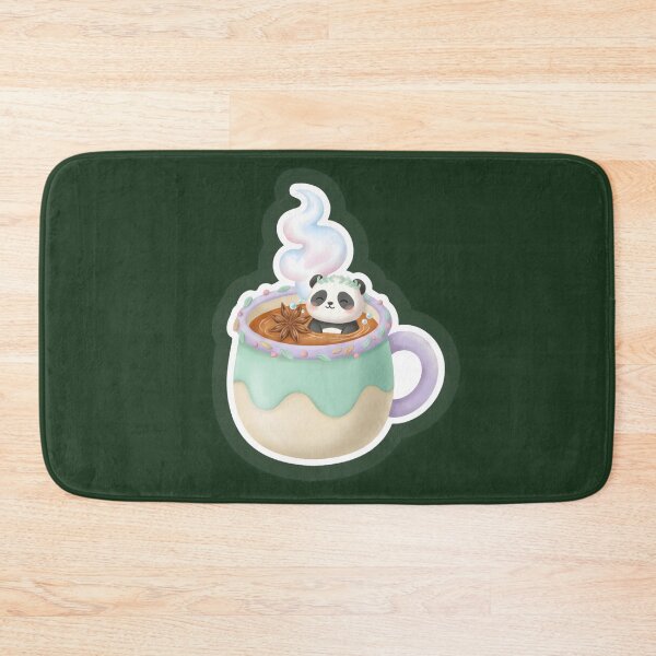 Item preview, Cute Panda Chai Tea Mug Kawaii Pastel Illustration designed and sold by Remy-Aura.