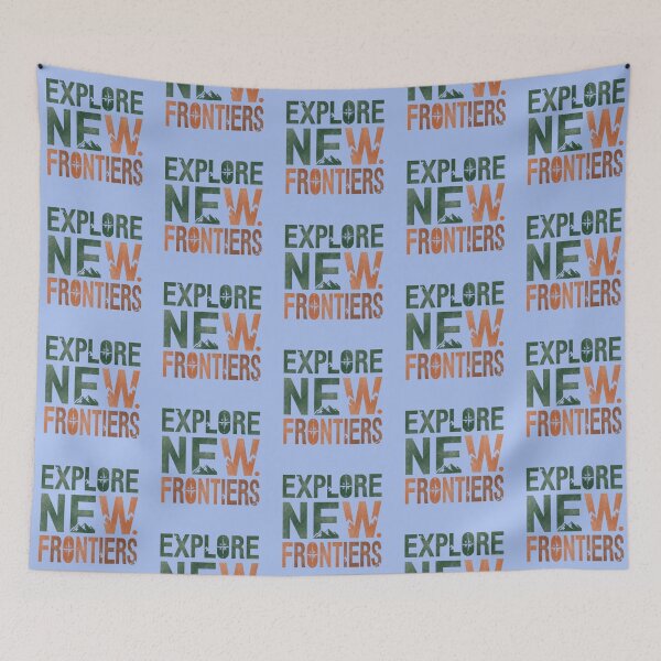 Item preview, Explore New Frontiers – Adventure & Motivation Design designed and sold by Dogandesighn.