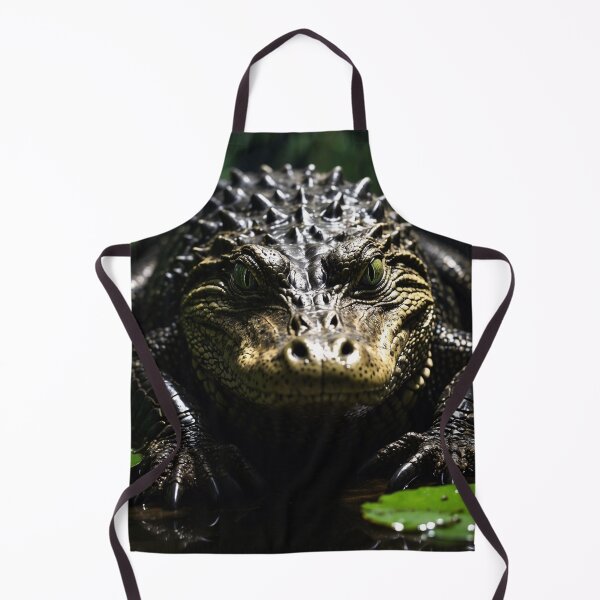 Item preview, Majestic Crocodile – Dark Water – Mystical Nature Wall Art designed and sold by Traumrausch.
