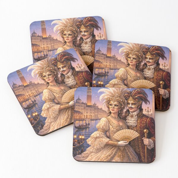 Item preview, Carnival in Venice – Elegant Masquerade Night designed and sold by Sybille-Yates.
