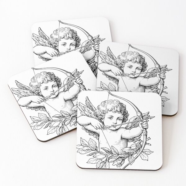 Item preview, Vintage Cupid Archer - Classical Angel Illustration designed and sold by StickerBuild07 .