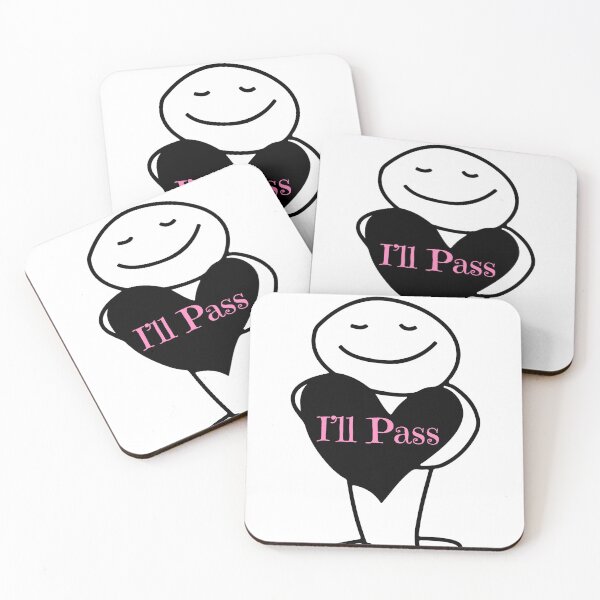 Item preview, I'll Pass Anti Valentine's Day  designed and sold by LLdreams.