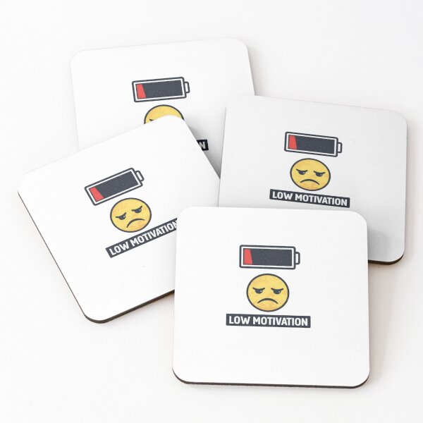 Item preview, Low Motivation Battery Emoji - Funny Relatable Art designed and sold by HaciPrint.