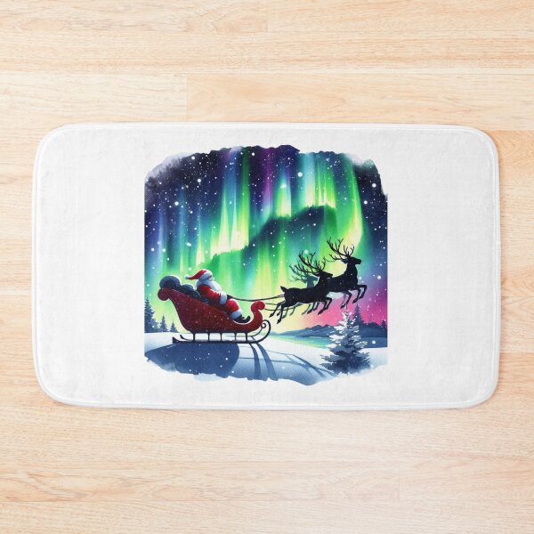 Item preview, Northen Lights Santa Claus designed and sold by Signal and Ink.