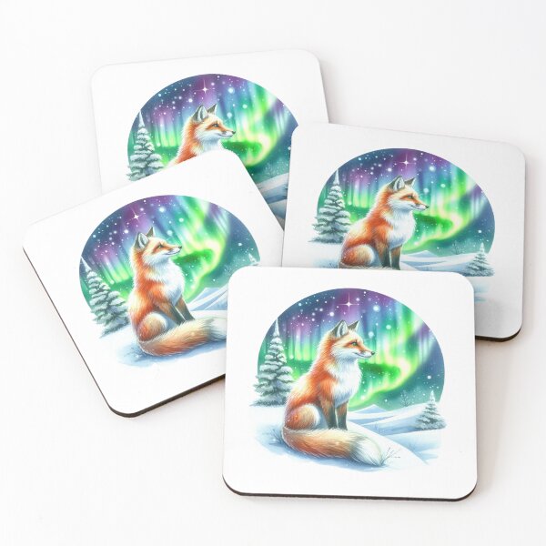 Item preview, Northen Lights Fox designed and sold by Signal and Ink.