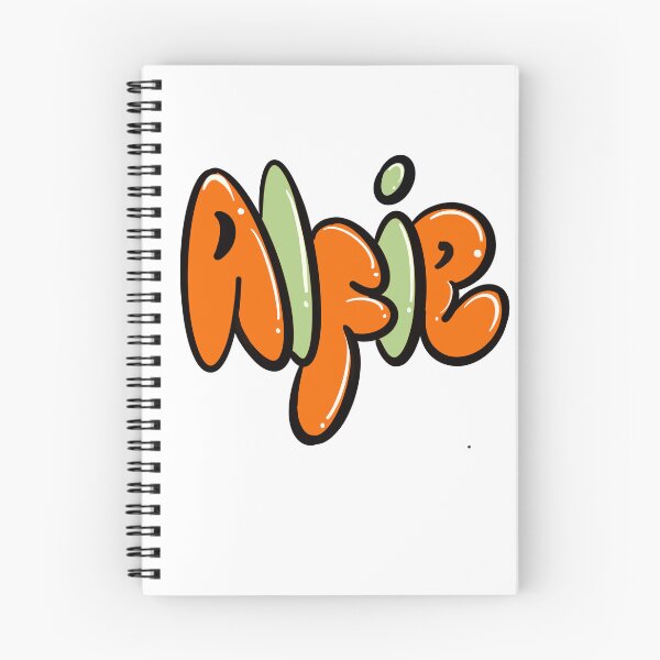 Item preview, Alfie name in Orange Top 10 best personalized gifts boys and men  personalised Graffiti name Alfie designed and sold by Artonmytee.