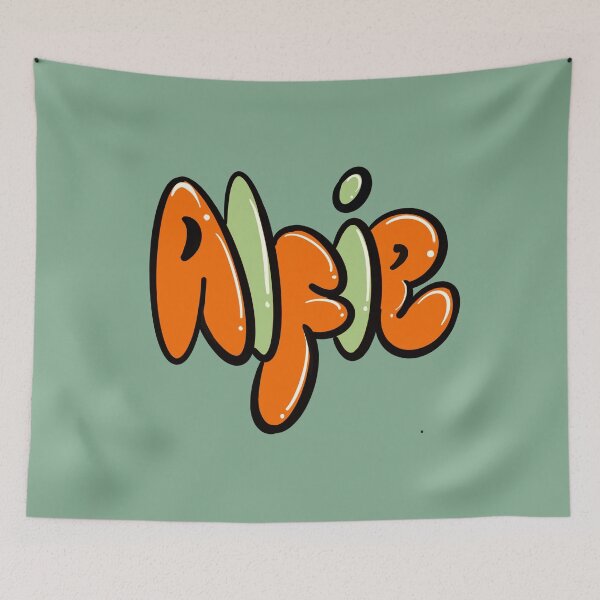 Item preview, Alfie name in Orange Top 10 best personalized gifts boys and men  personalised Graffiti name Alfie designed and sold by Artonmytee.