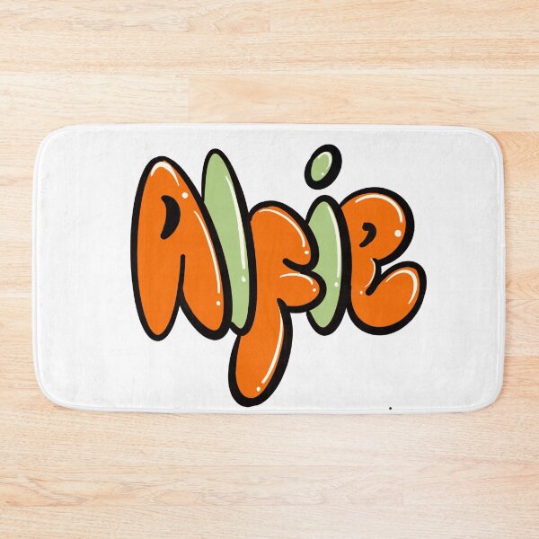 Item preview, Alfie name in Orange Top 10 best personalized gifts boys and men  personalised Graffiti name Alfie designed and sold by Artonmytee.