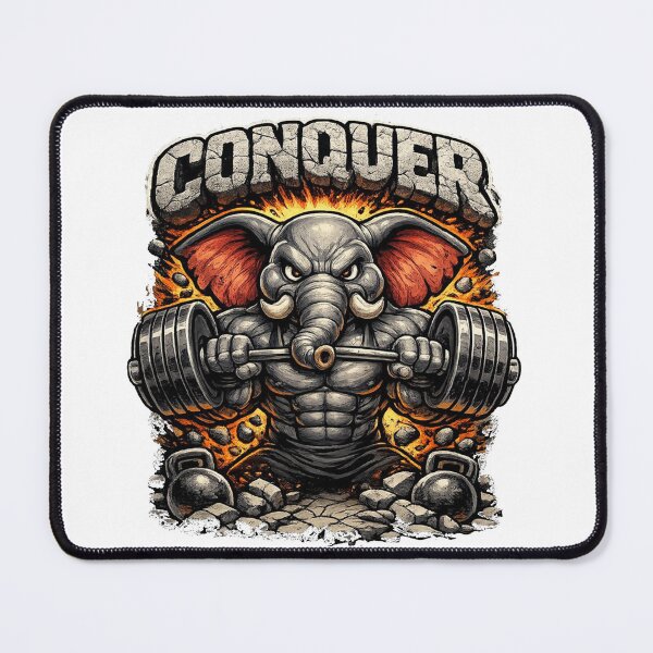 Item preview, CONQUER! - Gym Motivation designed and sold by djole013.